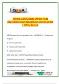 Illinois DECA State Officer Test 2025 &ndash; 100 Q&A &vert; Marketing&comma; Leadership&comma; DECA History