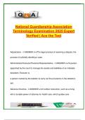 Guardianship Terminology Exam – 2025/2026 | 150+ Definitions & Questions | Ethics, Authority, Capacity, Informed Consent | National Guardianship Association