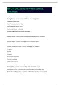 NFDN 2003 exam with correct answers