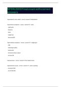 NFDN 2003 Final exam with correct answers