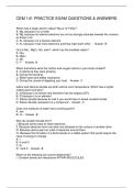 CEM 141 PRACTICE EXAM QUESTIONS & ANSWERS