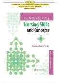 FUNDAMENTAL NURSING SKILLS AND CONCEPTS 11TH EDITION TIMBY TEST BANK &vert; ALL CHAPTERS &vert; FULLY COVERED&vert; BRAND NEW &vert; LATEST UPDATE