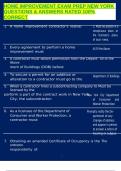 HOME IMPROVEMENT EXAM PREP NEW YORK QUESTIONS & ANSWERS RATED 100&percnt; CORRECT