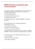 MMSC433 Exam 1 questions with correct answers