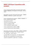 MMSC 433 Exam 3 questions with answers&period;