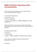 MMSC 433 Exam 3 Questions with correct answers&period;