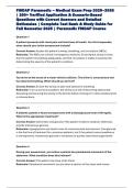 FISDAP Paramedic &ndash; Medical Exam Prep 2025&ndash;2026 &vert; 260&plus; Verified Application & Scenario-Based Questions with Correct Answers and Detailed Rationales &vert; Complete Test Bank & Study Guide for Fall Semester 2025 &vert; Paramedic FISDAP Course