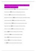 History and Evolution of Clinical Research questions and answers