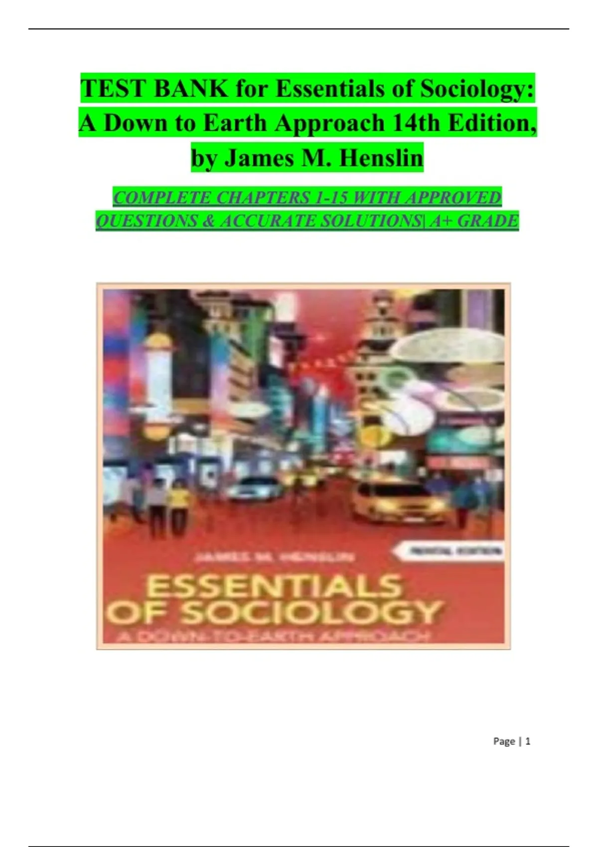 SOCIOLOGY A DOWN TO EARTH APPROACH 14TH EDITION FREE visual data 5