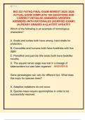 BIO 322 PATHO FINAL EXAM NEWEST 2025&sol; 2026  ACTUAL EXAM COMPLETE 100 QUESTIONS AND  CORRECT DETAILED ANSWERS &lpar;VERIFIED  ANSWERS&rpar; &vert;&vert;VERIFIED EXAM&excl;&vert; &vert;ALREADY GRADED  A&plus;&vert;&vert;NEWEST UPDATE&excl;&excl; 