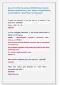 Body Art Test Most Recent Exam 2025&sol;2026 Actual Complete  Real Exam Questions And Correct  Answers &lpar;Verified Answers&rpar;  Already Graded A&plus; &sol; Newest Exam &sol; Just Released&excl;&excl; 