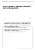 NUR 227 EXAM 1 &vert; 130 QUESTIONS &vert; WITH COMPLETE SOLUTIONS&period;