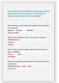 Tanium Essentials Exam 20252026 Actual Complete Real Exam   Questions with 100&percnt; Correct Answers &vert; Verified Answers &vert;  Already Graded A&plus;&vert; Newest Exam &vert; Just Released&excl;&excl;