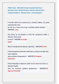 TFM13 Exam  2025-2026 Actual Complete Real Exam  Questions And Verified Answers &sol;Solved 100&percnt;Correct&excl;&excl;  Already Graded A&plus; &sol; Newest Exam &sol; Just Released&excl;&excl;
