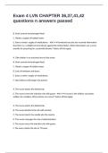 Exam 4 LVN CHAPTER 36&comma;37&comma;41&comma;42 questions n answers passed