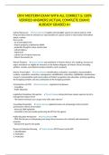 CRM MIDTERM EXAM WITH ALL CORRECT & 100&percnt; VERIFIED ANSWERS&vert;ACTUAL COMPLETE EXAM&vert; ALREADY GRADED A&plus;