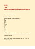 CHEM 104 Exam 3 Questions With Correct Answers&period;