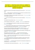 CRM PART 3 - PRACTICE EXAM WITH ALL CORRECT & 100&percnt; VERIFIED ANSWERS&vert;ACTUAL COMPLETE EXAM&vert; ALREADY GRADED A&plus;
