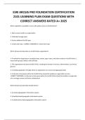 ESRI ARCGIS PRO FOUNDATION CERTIFICATION 2101 LEARNING PLAN EXAM QUESTIONS WITH