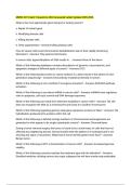 MMSC 491 Exam 3 Questions Well Answered Latest Update 2025-2026