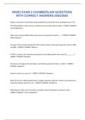 NR283 EXAM 2 CHAMBERLAIN QUESTIONS WITH CORRECT ANSWERS 2025&sol;2026