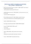 NR283 EXAM 2 &lpar;WEEK 3&rpar; CHAMBERLAIN QUESTIONS WITH CORRECT ANSWERS 2026
