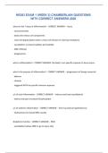 NR283 EXAM 1 &lpar;WEEK 2&rpar; CHAMBERLAIN QUESTIONS WITH CORRECT ANSWERS 2026