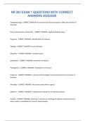 NR 283 EXAM 1 QUESTIONS WITH CORRECT ANSWERS 2025&sol;2026