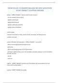 NR 283 EXAM 3 PATHOPHYSIOLOGY REVIEW QUESTIONS WITH CORRECT ANSWERS 2025&sol;2026