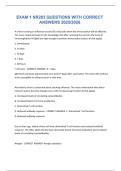 EXAM 1 NR283 &vert; QUESTIONS WITH CORRECT ANSWERS 2025&sol;2026
