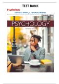 Psychology Test Bank 13th Edition &vert; David G&period; Myers&comma; C&period; Nathan DeWall