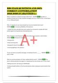 RBS EXAM MATERIALS &vert;QUESTIONS AND 100&percnt; CORRECT WELL DETAILED ANSWERS&vert;2025&sol;2026&vert;GUARANTEED PASS