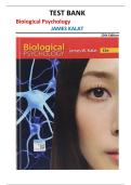 Biological Psychology Test Bank 13th Edition &vert; James W&period; Kalat