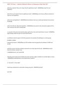 MGSC 291 Exam 2 &ndash; Statistical Methods for Business & Management Study Guide 2025
