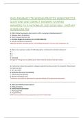 OHIO PHARMACY TECHNICIAN PRACTICE EXAM PRACTICE  QUESTIONS AND CORRECT ANSWERS &lpar;VERIFIED  ANSWERS&rpar; PLUS RATIONALES 2025&vert;2026 Q&A &vert; INSTANT  DOWNLOAD PDF