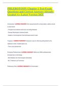 PHLEBOTOMY Chapter 1 Test Exam Questions and Correct Answers Already Graded A&plus; Latest Version 2025 
