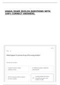 UHAUL EXAM 2025&sol;26 QUESTIONS WITH 100&percnt; CORRECT ANSWERS&period;