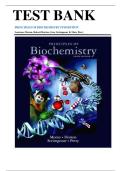 TEST BANK PRINCIPLES OF BIOCHEMISTRY 5TH EDITION Laurence Moran&comma; Robert Horton&comma; Gray Scrimgeour & Marc Perry