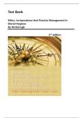 Test Bank for Ethics&comma; Jurisprudence and Practice Management in Dental Hygiene 3rd Edition by Kimbrough&comma; Verified Chapters&vert;&vert; Newest Version