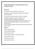 NURS 3105 Final Review Jeopardy Questions With Complete Solutions