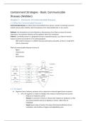 Summary Communicable Diseases Ch1-6
