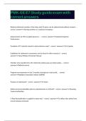 PMK-EE E7 Study guide exam with correct answers