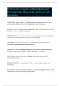 Elder Law Chapter 4 Guardian and Conservatorship exam with correct answers
