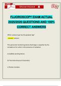 PACKAGE DEAL&colon;&colon;&colon; FLUOROSCOPY EXAMS WITH FINALS  ACTUAL 2025&sol;2026 