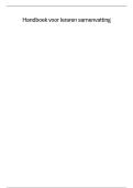 Handboek voor Leraren Samenvatting voor Jouw Beroepsbeeld Windesheim