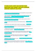  3P APEA EXAM LATEST 2025 REVISED EXAM QUESTIONS AND CORRECT DETAILED ANSWERS &lpar;VERIFIED COMPLETE SOLUTION&rpar;