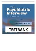 TEST BANK FOR The Psychiatric Interview Fifth Edition by DANIEL J&period; CARLAT&period;ISBN&colon;978-1975212971 COMPLETE GUIDE ALL CHAPTERS COVERED 100&percnt; VERIFIED A&plus; GRADE ASSURED&excl;&excl;&excl;&excl;&excl; NEW LATEST UPDATE&excl;&excl;&excl;&excl;&excl;