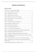 Marketing in a Global Business World Textbook Summary