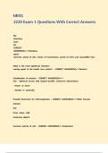 NRSG 2220 Exam 1 Questions With Correct Answers&period;