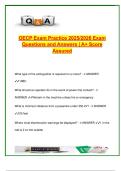 OECP 2025&sol;2026 &vert; 275 Exam Questions &vert; Crane Safety&comma; Load Charts & Rigging
